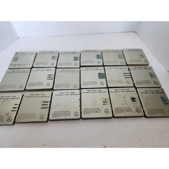 EMPTY Lot Of 18 Between the Acts Little Tobacco Hinged Pocket Tin P. Lorillard - Picture 6 of 12